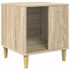 vidaXL Hondenhuis Sonoma Eiken 44 x 42 x 49 cm Bewerkt hout