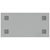 vidaXL Magneetbord voor aan de wand 60x30 cm gehard glas wit