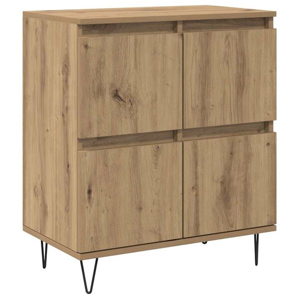 vidaXL Dressoir Artisan Eiken 60 x 35 x 70 cm