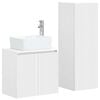 vidaXL Badkamermeubelset 2 st Wit 33 x 34,5 x 100 cm Bewerkt hout