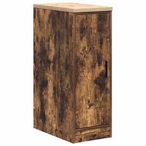 vidaXL Garagekast 30x51x85 cm massief grenenhout gerookt eiken