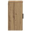 vidaXL Badkamer Kast Wandgemonteerd Artisan Eiken 30 x 31,5 x 61 cm
