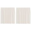 vidaXL Gordijnen voile met Tab Top 2 st cr&egrave;mekleurig
