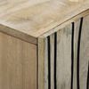 vidaXL Dressoir Wit 90 x 33 x 75 cm massief mangohout