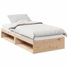 vidaXL Slaapbank met matras 90x190 cm massief grenenhout