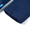 Kindershirt met lange mouwen 92 marineblauw