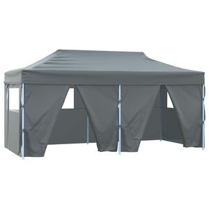 vidaXL Partytent Antraciet 291 x 580 x 315 cm Oxford Stof