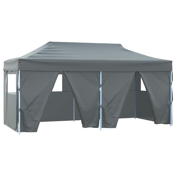 vidaXL Partytent Antraciet 291 x 580 x 315 cm Oxford Stof