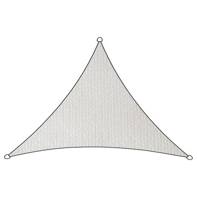 Livin'outdoor Schaduwdoek Iseo driehoekig 3x2,5x2,5 m HDPE wit