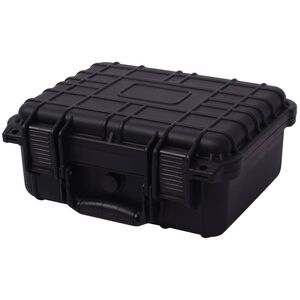 vidaXL Beschermende materiaalkoffer 35x29,5x15 cm zwart