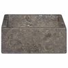 vidaXL Gootsteen 45x30x12 cm marmer hoogglans grijs