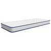 vidaXL Traagschuimmatras 80x200x17 cm Zacht wit