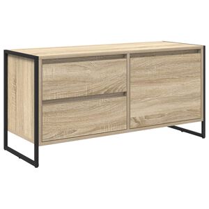 vidaXL TV-kast met lade Sonoma 100 x 36 x 49.5 cm Bewerkt hout