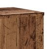 vidaXL Plantenstandaards 2 st 30x30x50 cm bewerkt hout oud houtkleurig
