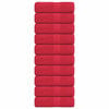 vidaXL Gastendoekjes FROGN 10 st 30x50 cm 360 g/m&sup2; rood