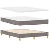 vidaXL Boxspringbed met matras Taupe 200 x 160 cm Polyester