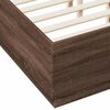 vidaXL Bedframe bewerkt hout bruin eikenkleur 120x190 cm