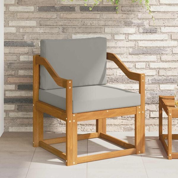 vidaXL Tuinbank Massief Acaciahout en Polyester