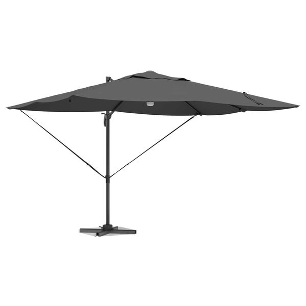 vidaXL Parasol Antraciet 351 x 250 x 253 cm Polyester en Aluminium