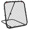 vidaXL Voetbalrebounder verstelbaar 84x73x60-80 cm staal zwart
