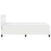 vidaXL Boxspringbed met matras Wit 120 x 200 cm Kunstleer