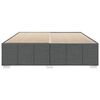 vidaXL Bedframe zonder matras stof donkergrijs 180x200 cm