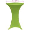 vidaXL Tafelhoes stretch 4 st 70 cm groen