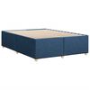vidaXL Bedframe zonder matras stof blauw 140x190 cm