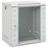 vidaXL Netwerk kabinet met opslag Grey 530 x 400 x 600 mm Staal
