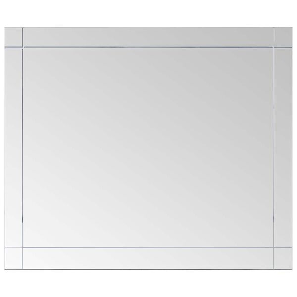 vidaXL Wandspiegel 80x60 cm glas
