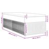 vidaXL Boxspring met matras stof lichtgrijs 100x200 cm