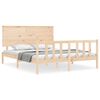 vidaXL Bedframe zonder matras massief grenenhout 160x200 cm