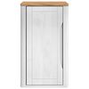 vidaXL Badkamer wandkast FLORO Wit 35 x 30 x 60 cm Massief Vurenhout