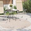 vidaXL Vloerkleden Rond PALMERAS Beige &Oslash; 120 CM Polyester