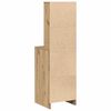 vidaXL Highboard artisanaal eikenkleurig 40 x 41 x 135 cm Bewerkt hout
