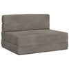 vidaXL Vouwbare Bankbed Lichtgrijs 70 x 72 x 60 cm Stof