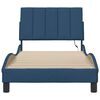 vidaXL Bedframe zonder matras "Hanko" 90x190 cm stof blauw
