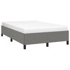 vidaXL Bedframe zonder matras 120x200 cm stof donkergrijs