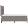 vidaXL Boxspringbed met matras met hoofdeinde Taupe 140 x 200 cm Stof