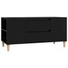 vidaXL Tv-meubel 102x44,5x50 cm bewerkt hout zwart