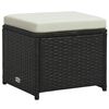 vidaXL 6-delige Loungeset met kussens poly rattan bruin