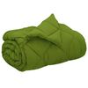 vidaXL Vol jaar dekbed Groen 220 x 260 cm Microfiber