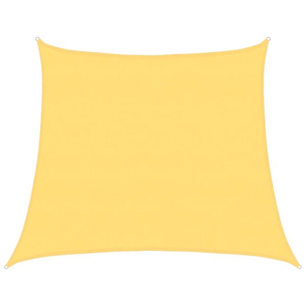 vidaXL Zonnezeil 160 g/m&sup2; 4/5x4 m HDPE beige