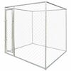 vidaXL Honden Kennels Zilver 192 x 192 x 195 cm Gegalvaniseerd staal