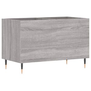 vidaXL Platenkast 74,5x38x48 cm bewerkt hout grijs sonoma eikenkleurig