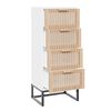 vidaXL Hoge kast 40x30x95 cm bewerkt hout