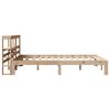 vidaXL Bedframe met hoofdbord massief grenenhout 120x200 cm