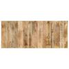 vidaXL Hoofdbord 200 cm massief ruw mangohout