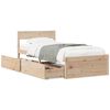 vidaXL Bedframe zonder matras massief grenenhout 90x200 cm