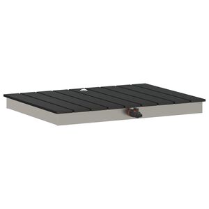 vidaXL Tuin vloershower WPC en RVS 201 Antraciet